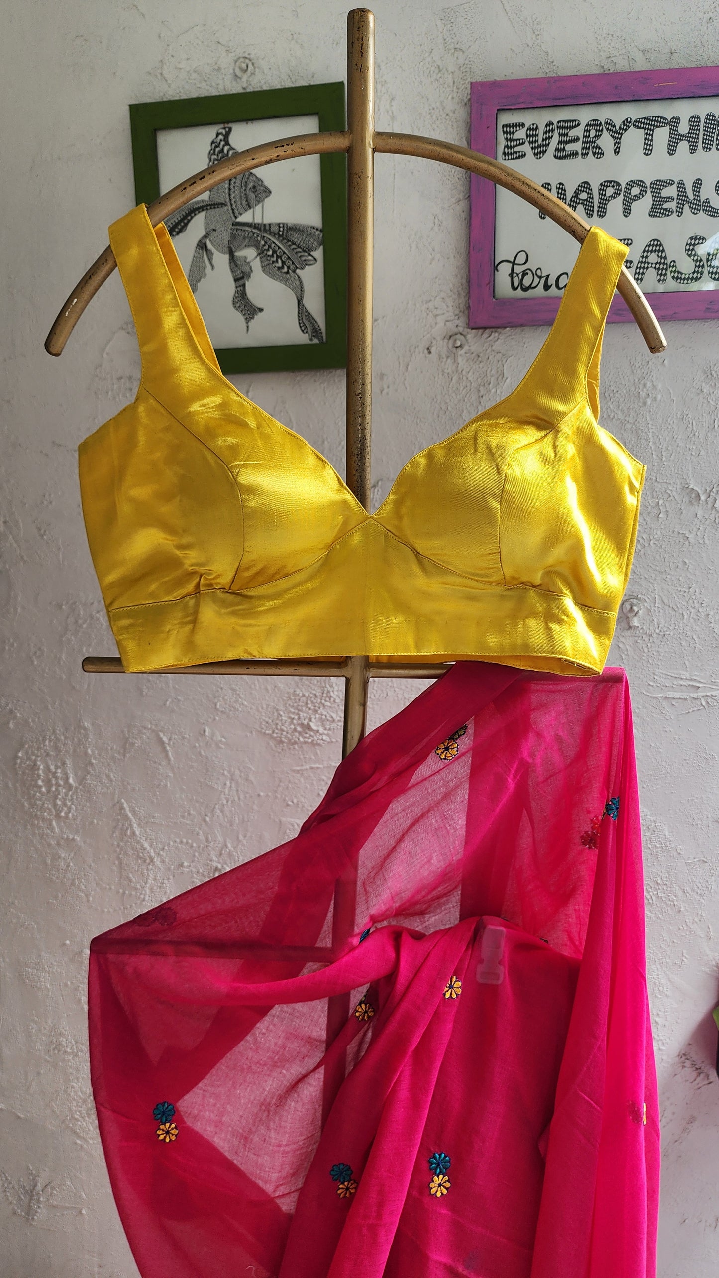 Phoolwari Mulmul Saree