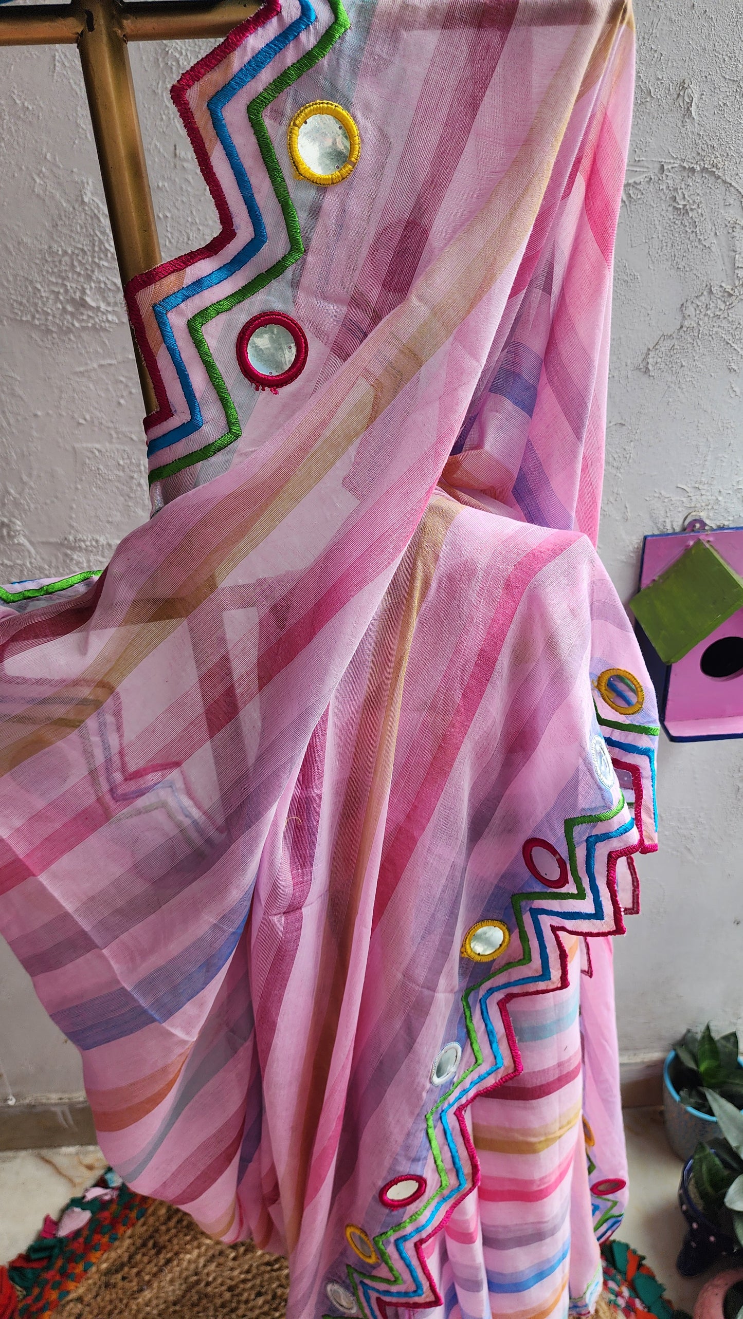 Khumar Mulmul Saree