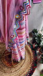 Khumar Mulmul Saree