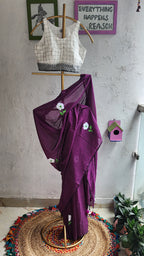 Phoolnama Mulmul Saree