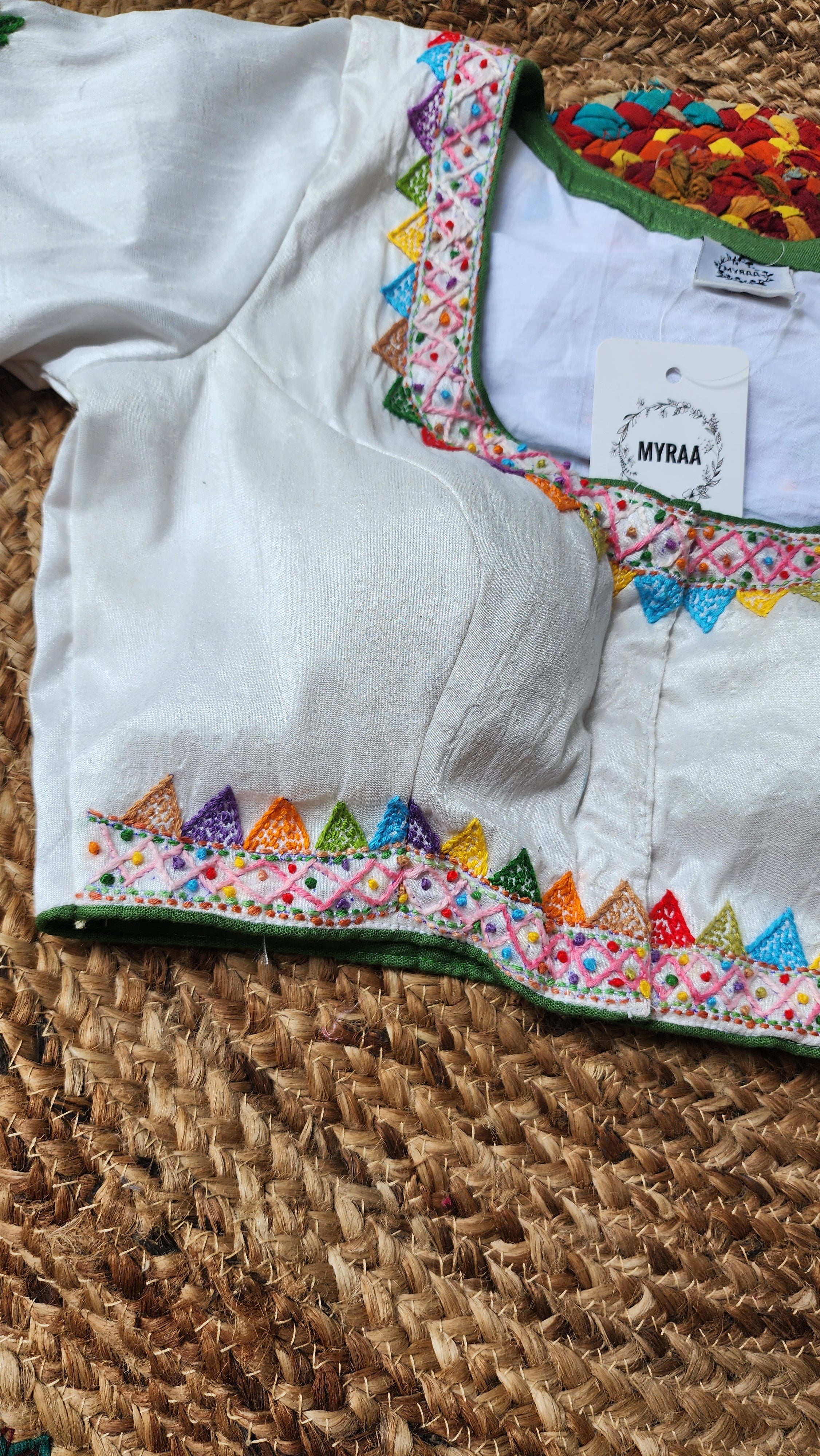 Hansini Blouse- White