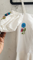 Spring Fable Dress -White