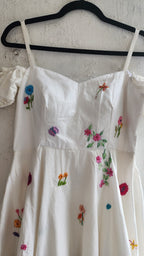 Spring Fable Dress -White