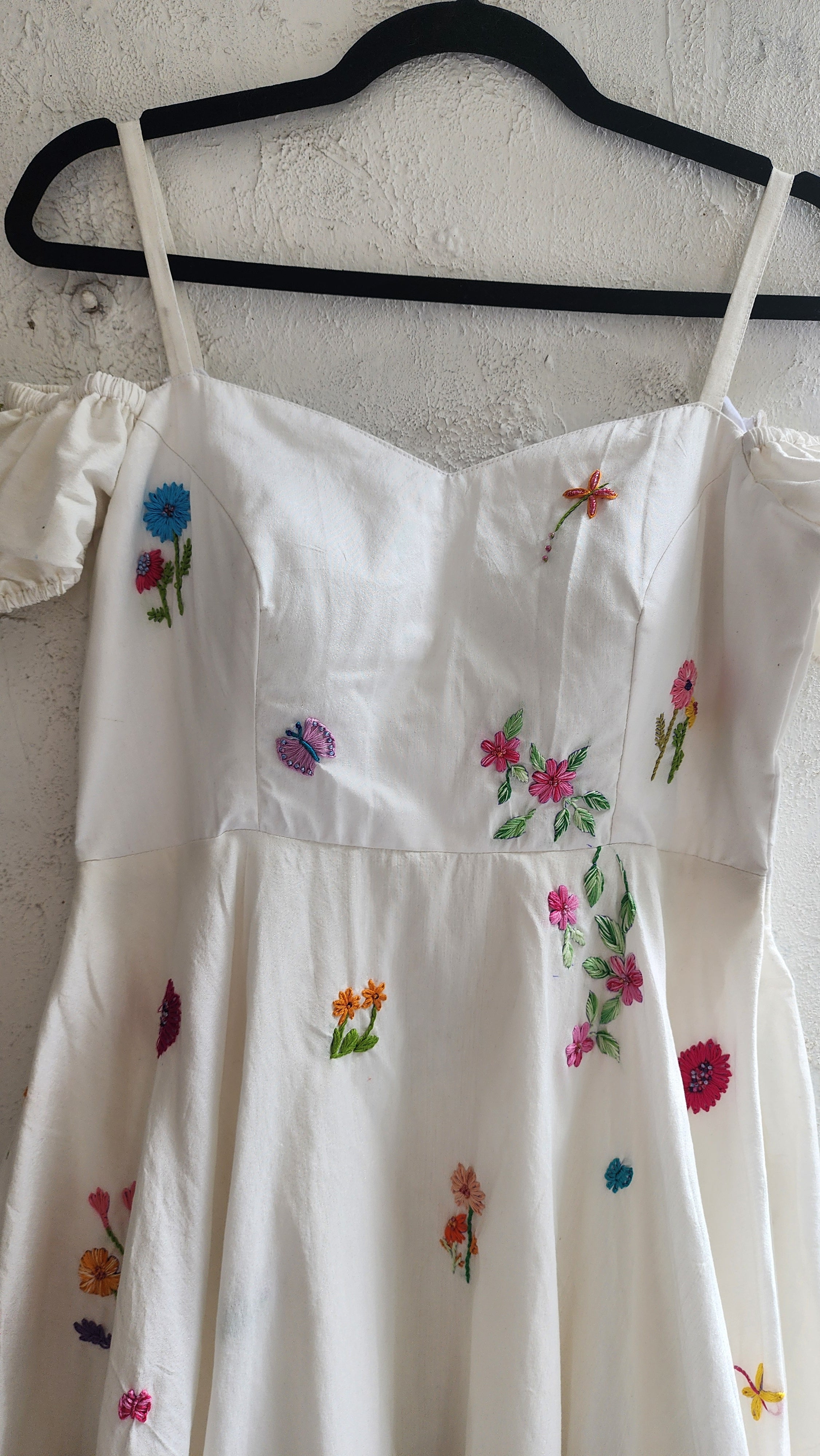 Spring Fable Dress -White