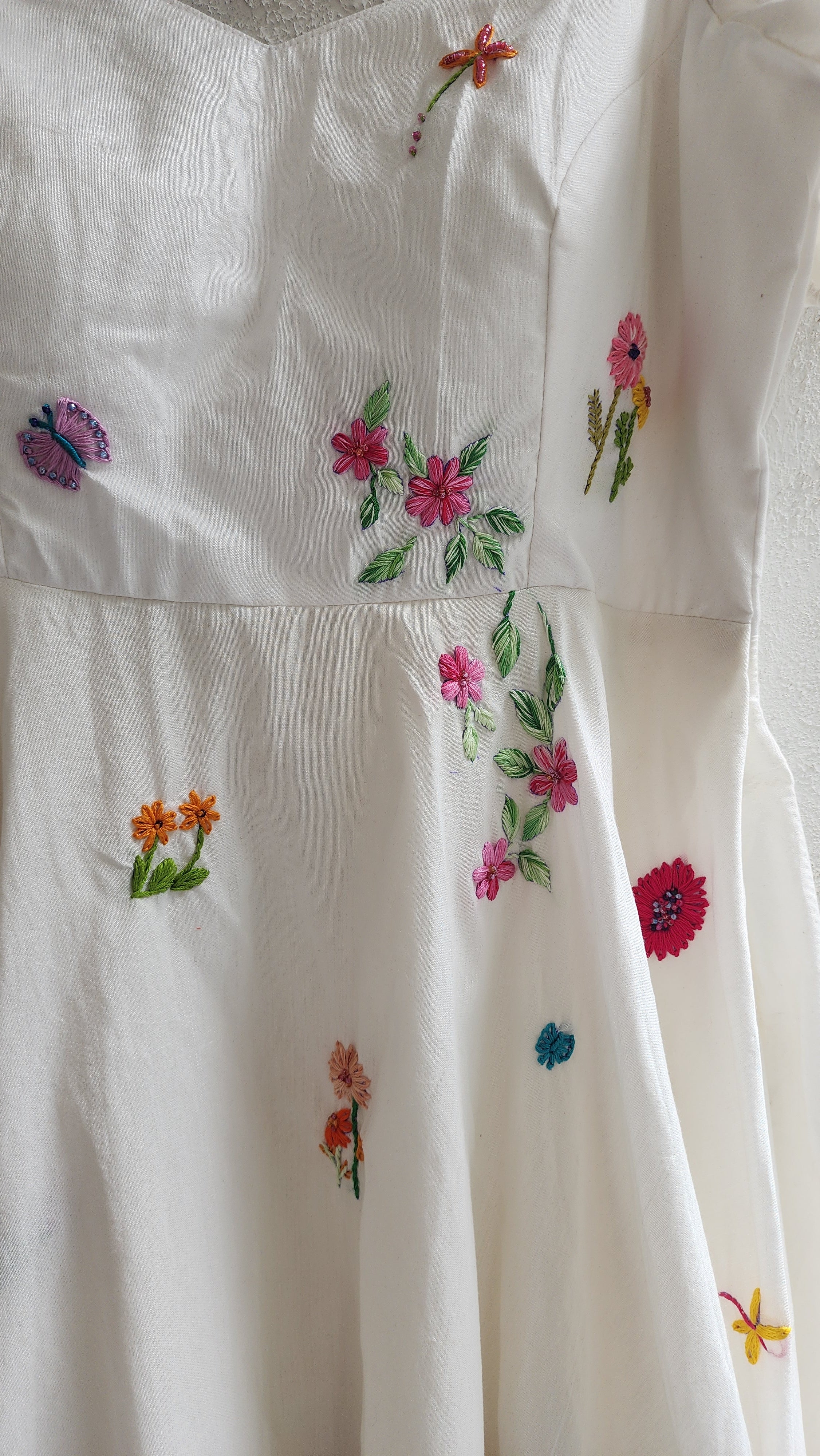 Spring Fable Dress -White