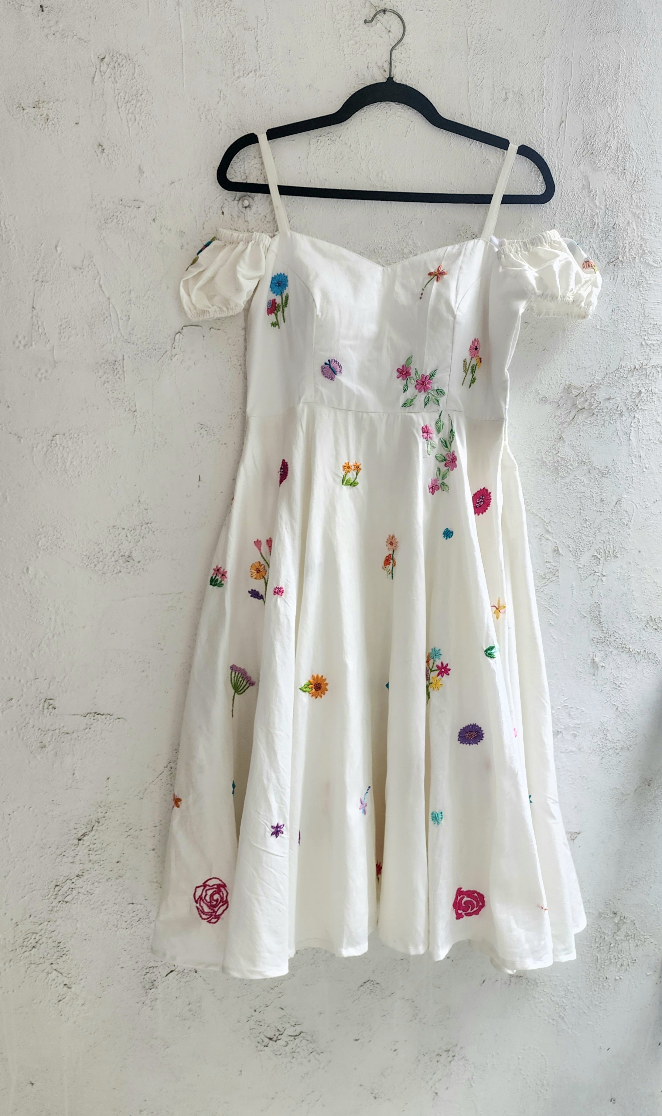 Spring Fable Dress -White