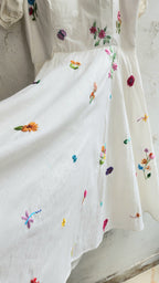 Spring Fable Dress -White