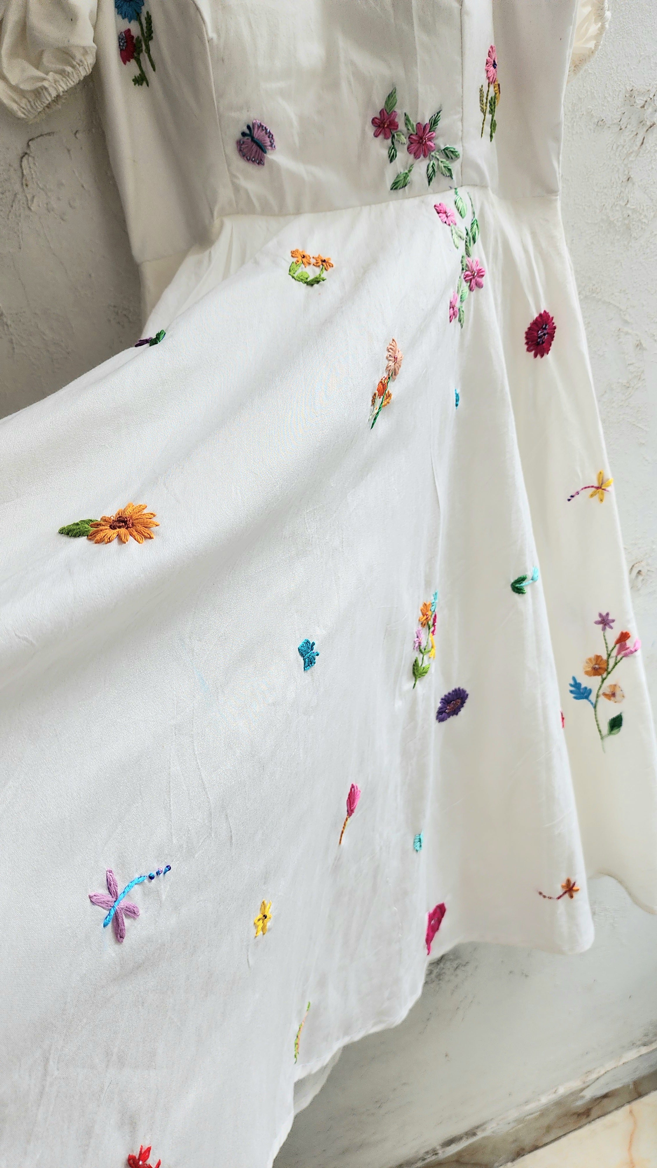 Spring Fable Dress -White