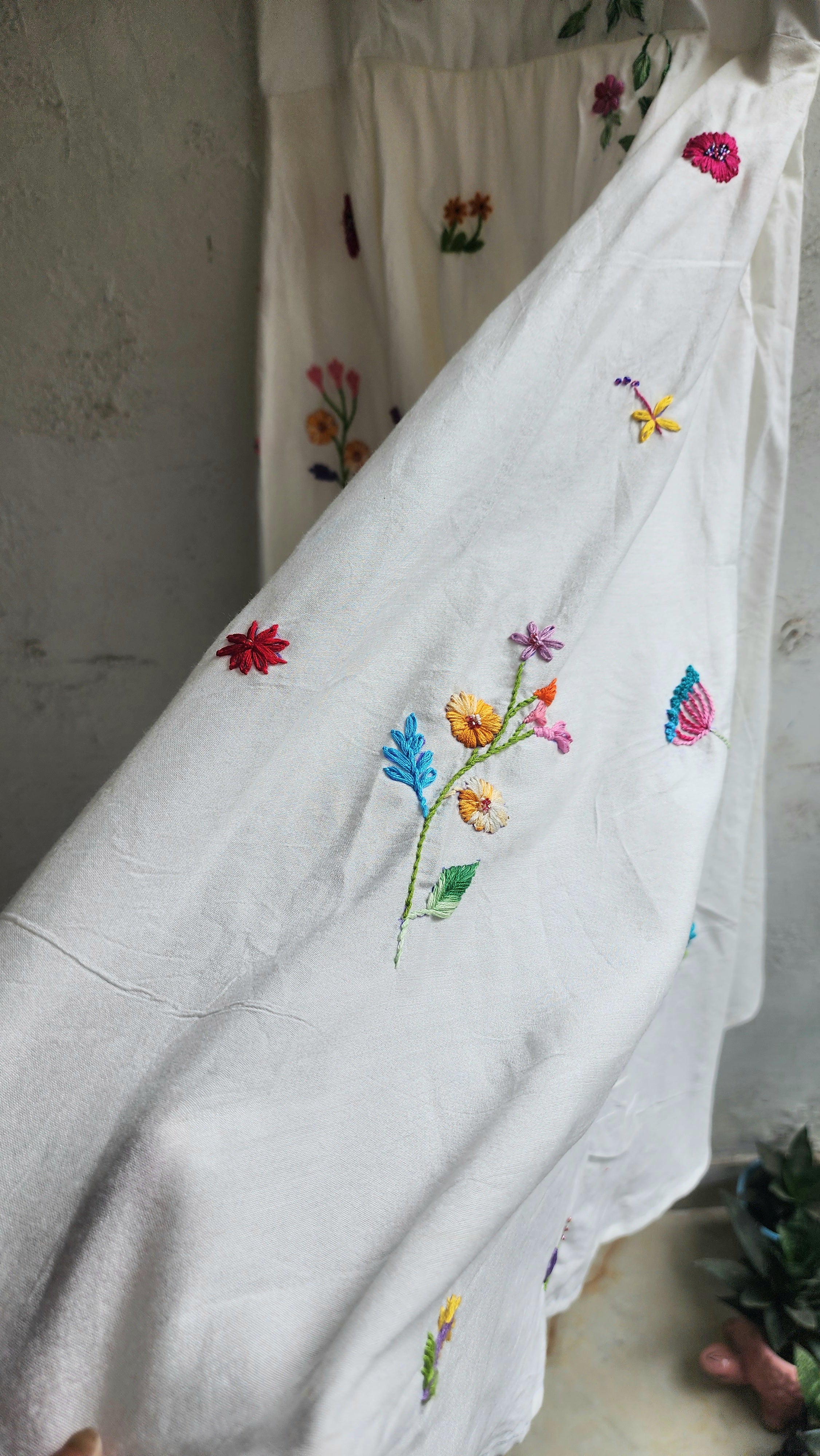 Spring Fable Dress -White