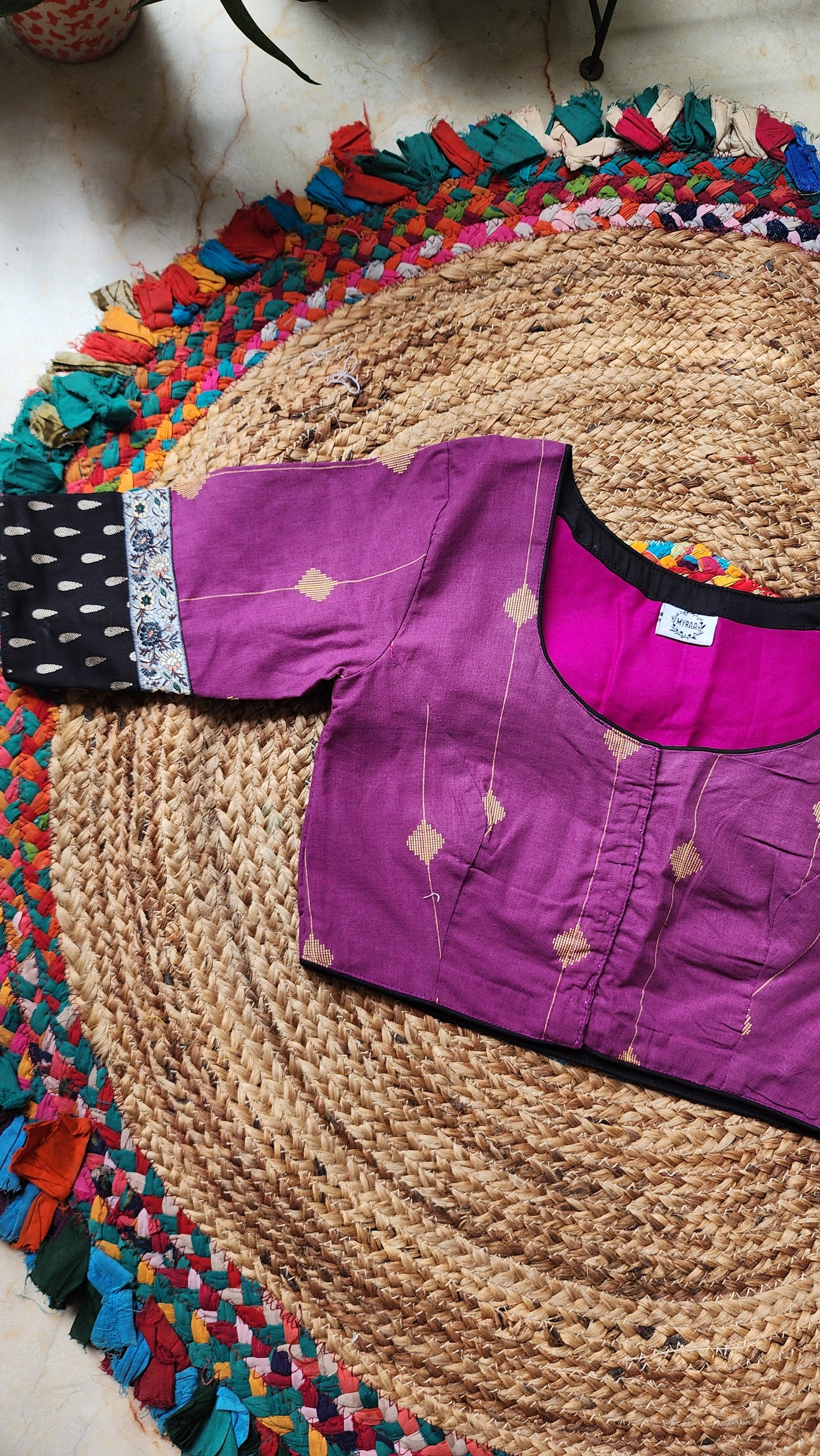 Plum Noir Blouse