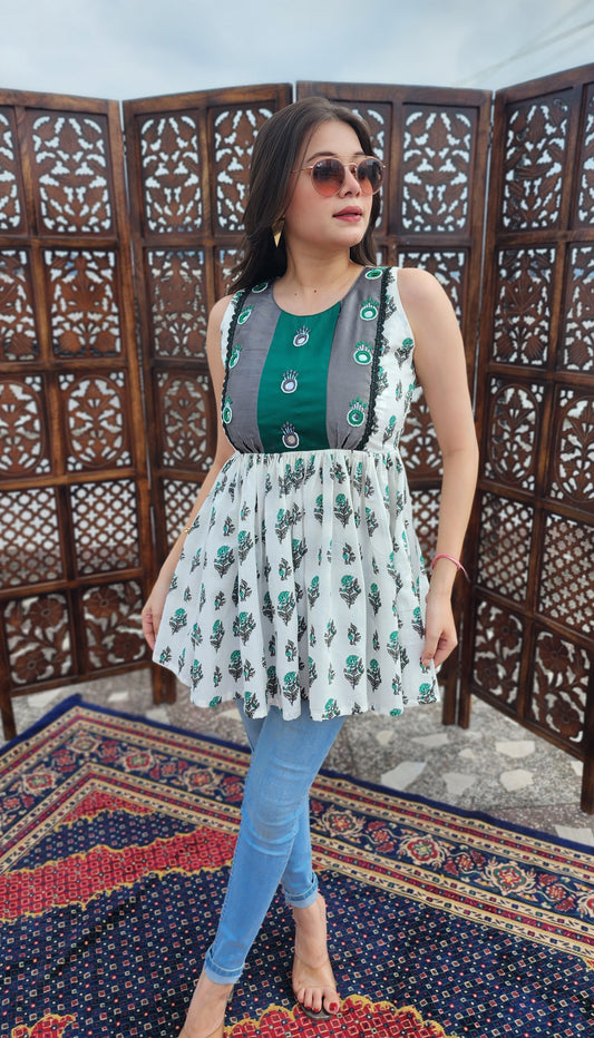 Nargis Flared Top