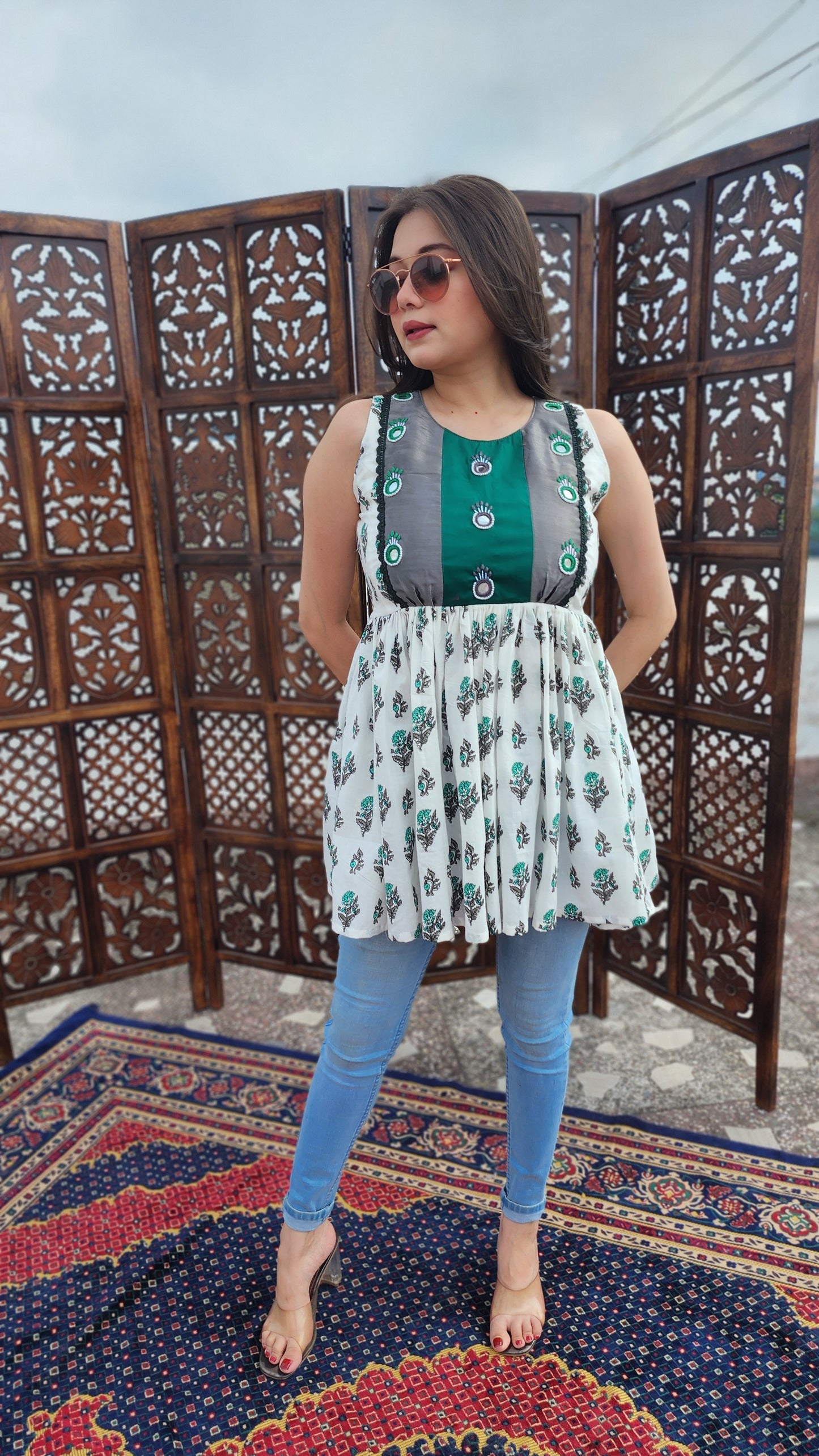 Nargis Flared Top
