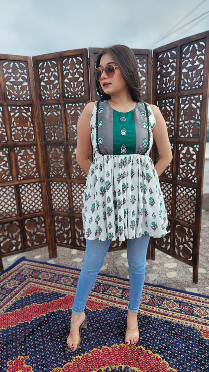 Nargis Flared Top