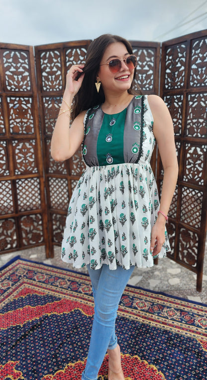 Nargis Flared Top