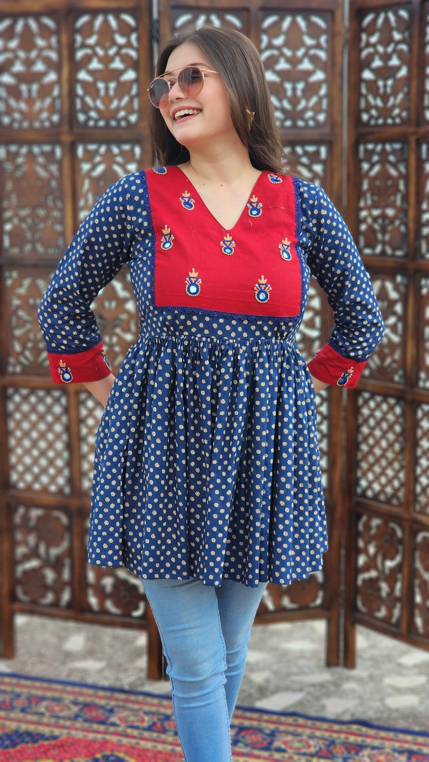 Zareen Flared Top