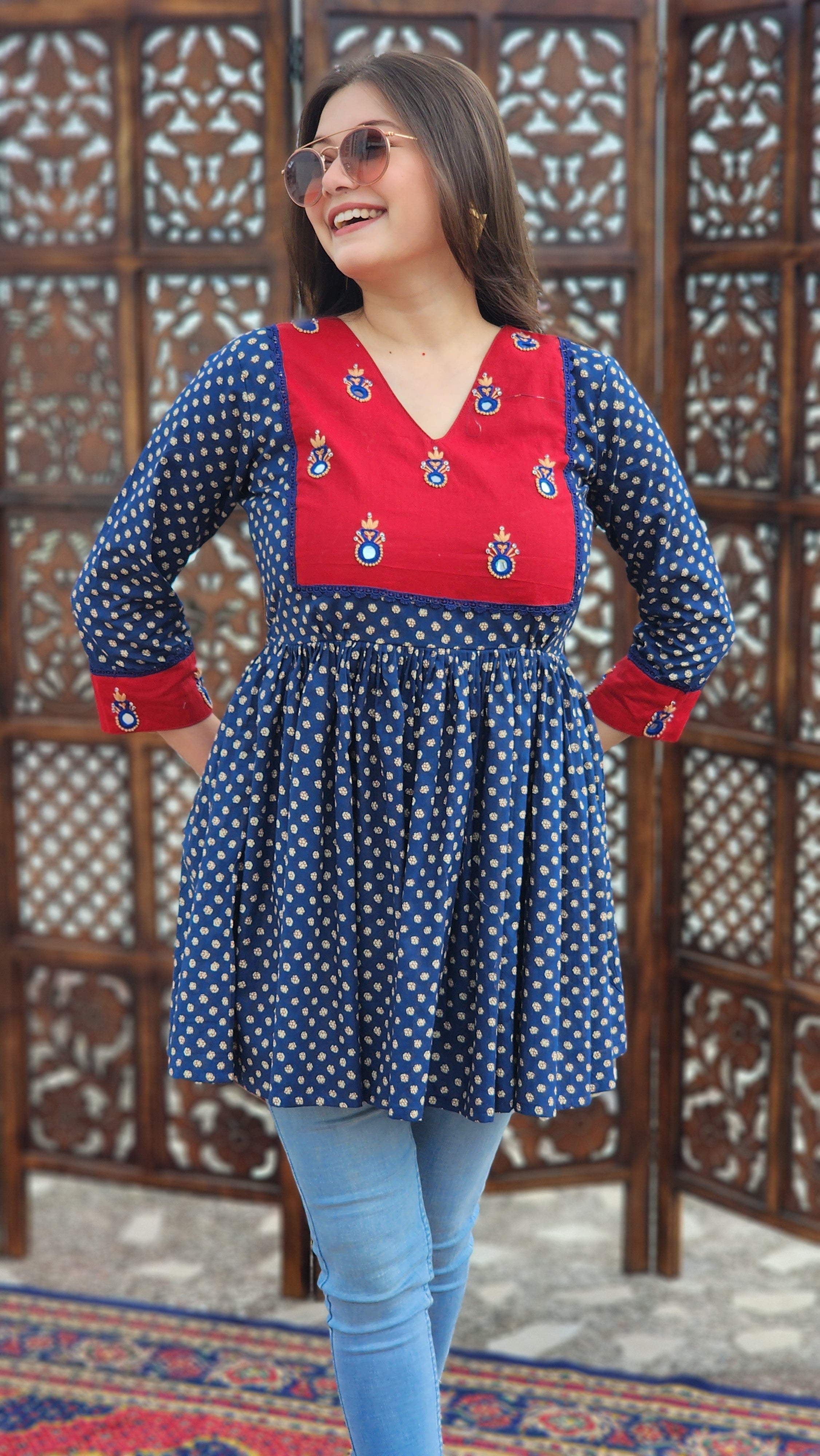 Zareen Flared Top