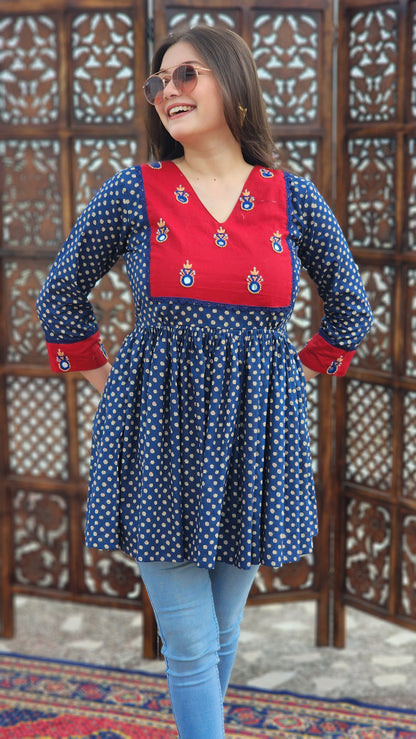 Zareen Flared Top
