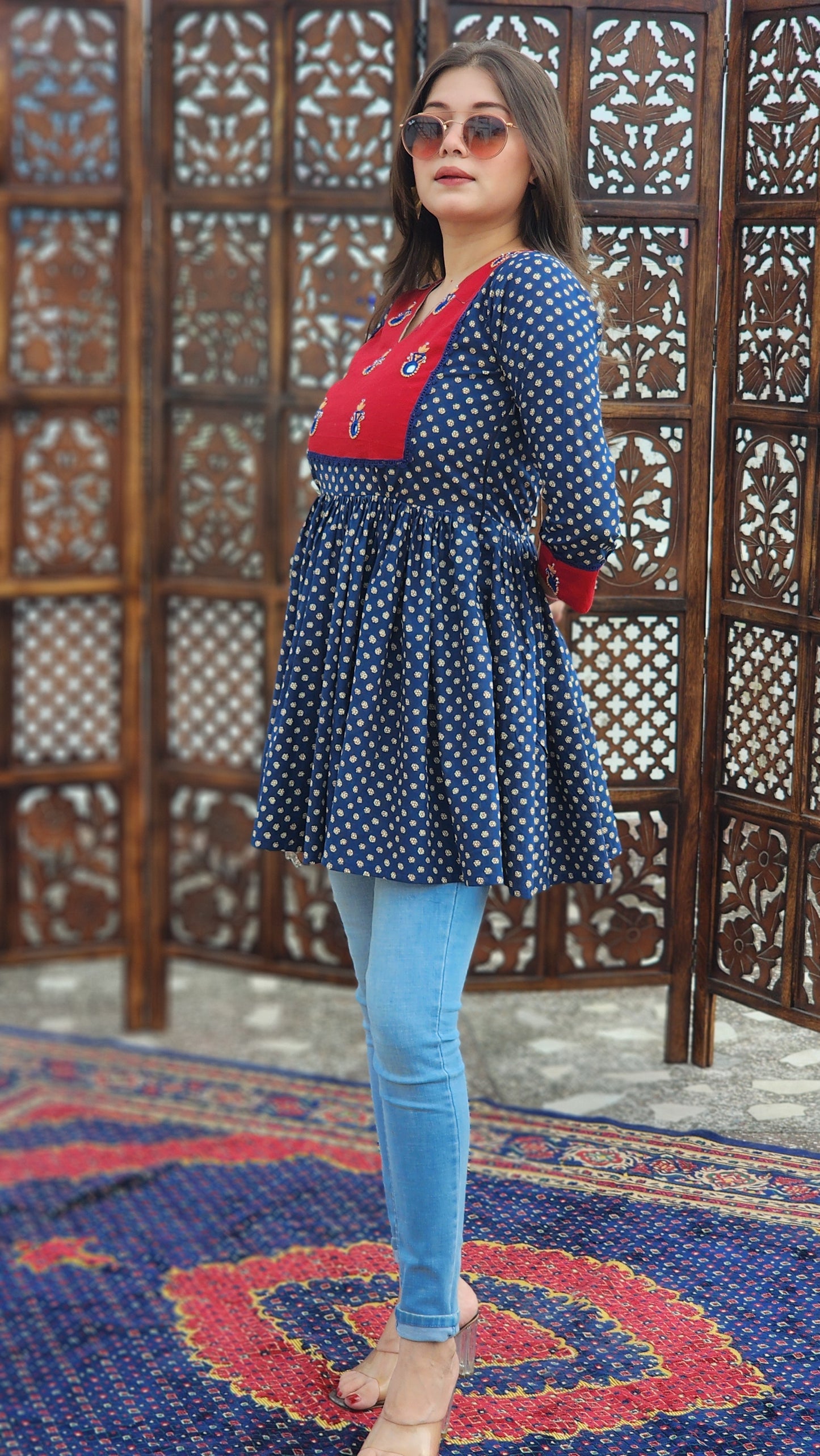 Zareen Flared Top