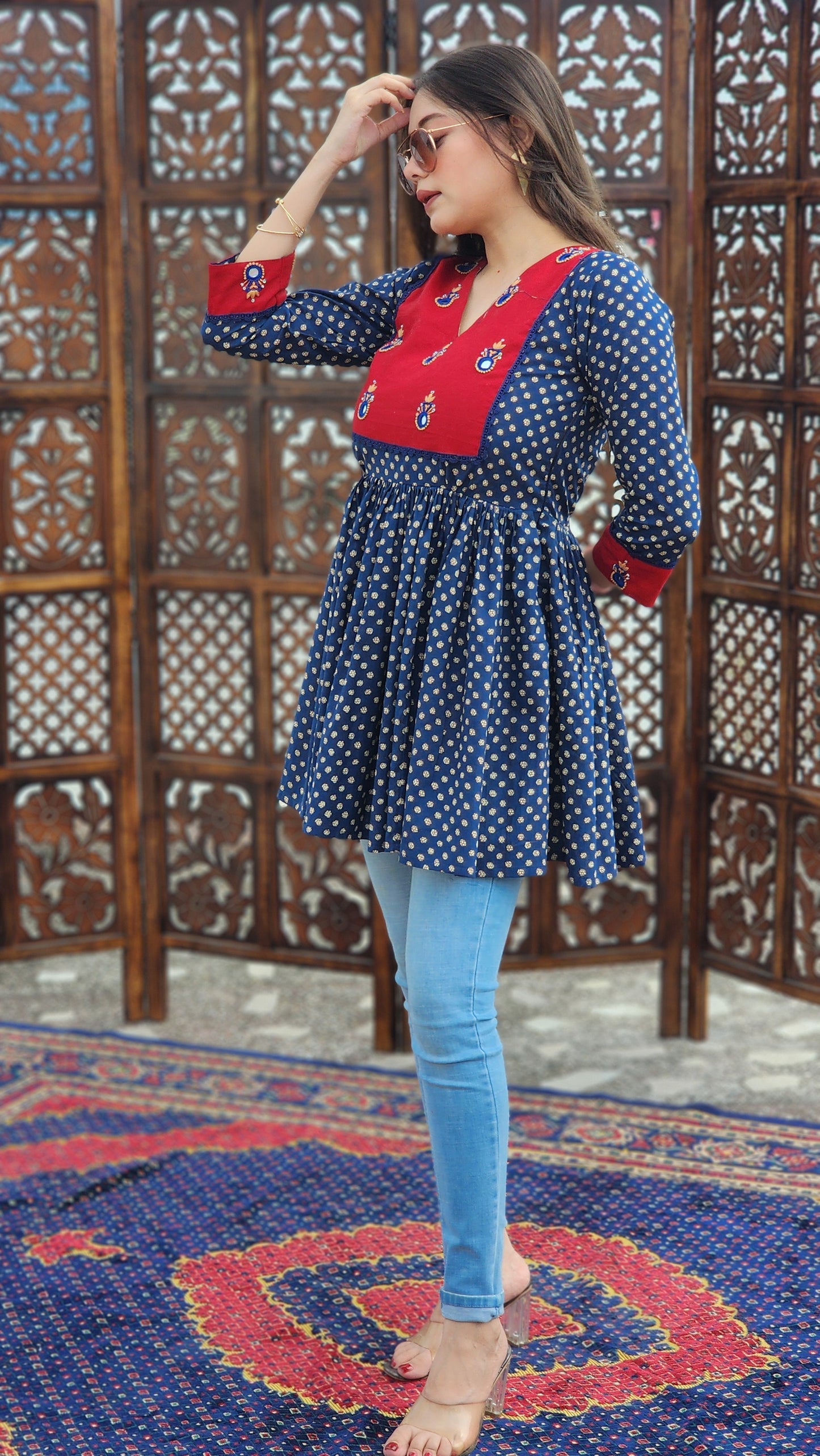 Zareen Flared Top