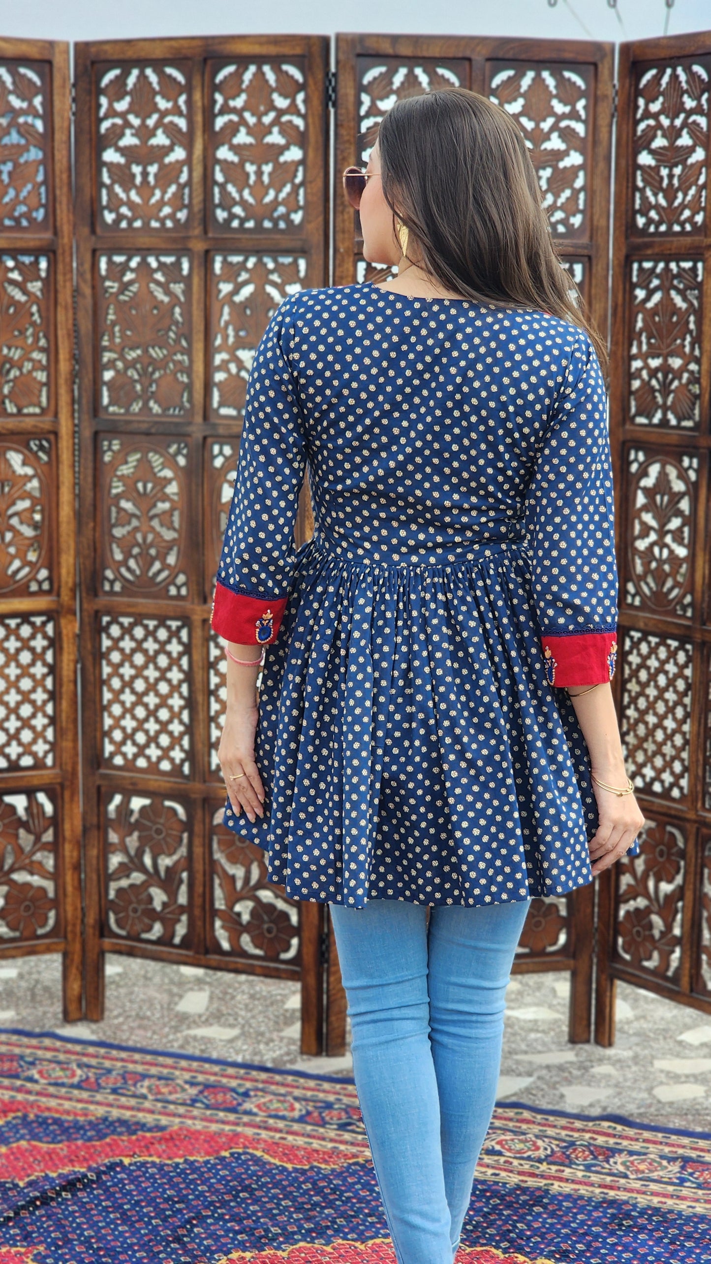 Zareen Flared Top