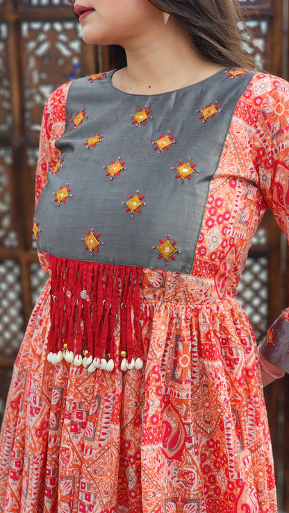 Noor Jaal Flared Top