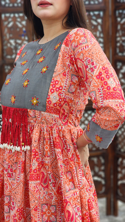 Noor Jaal Flared Top