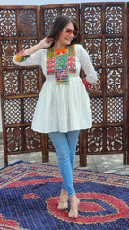 Phoolwari Flared Top