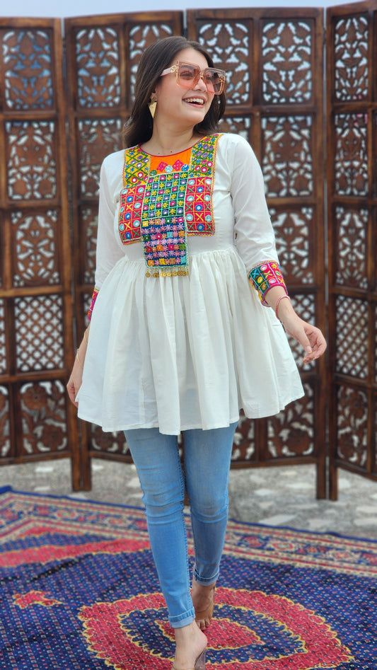 Phoolwari Flared Top
