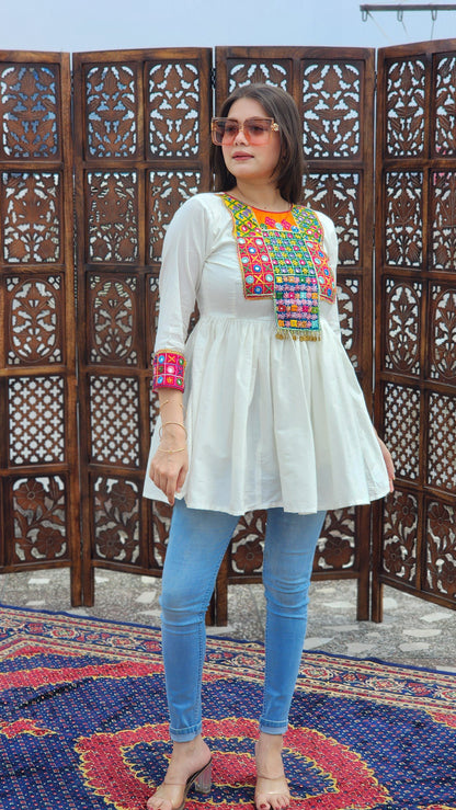 Phoolwari Flared Top