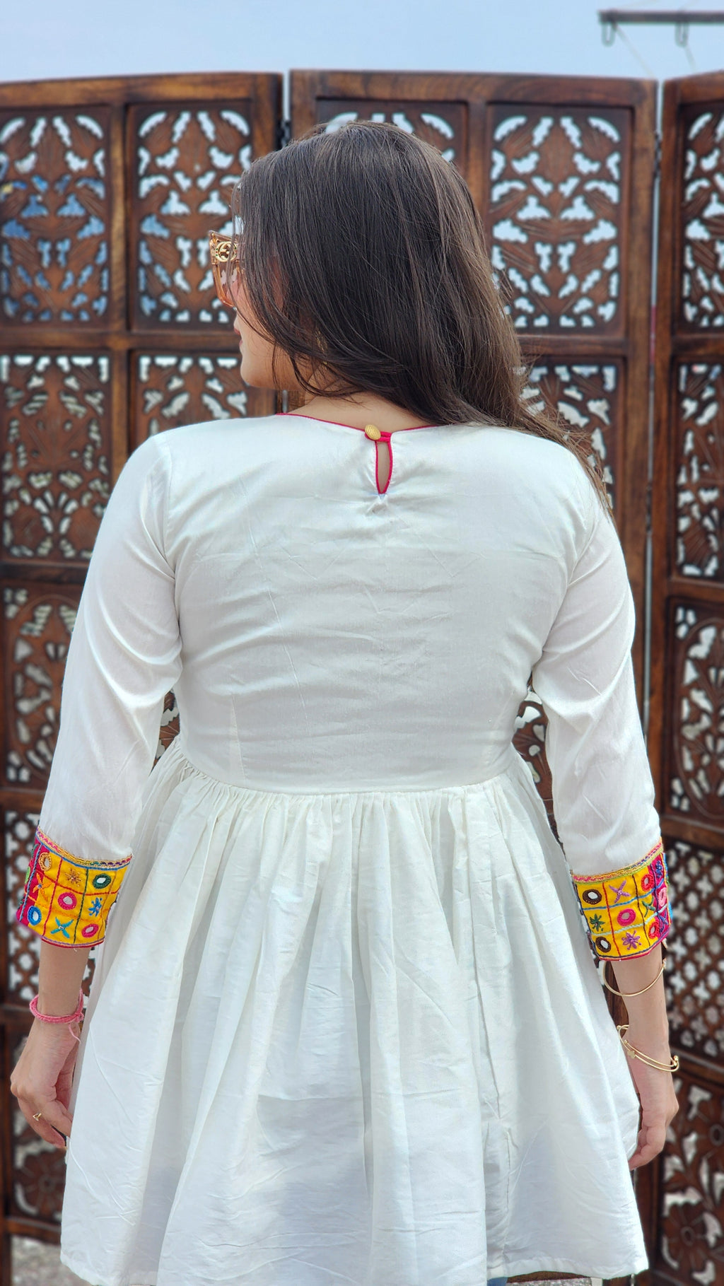 Phoolwari Flared Top