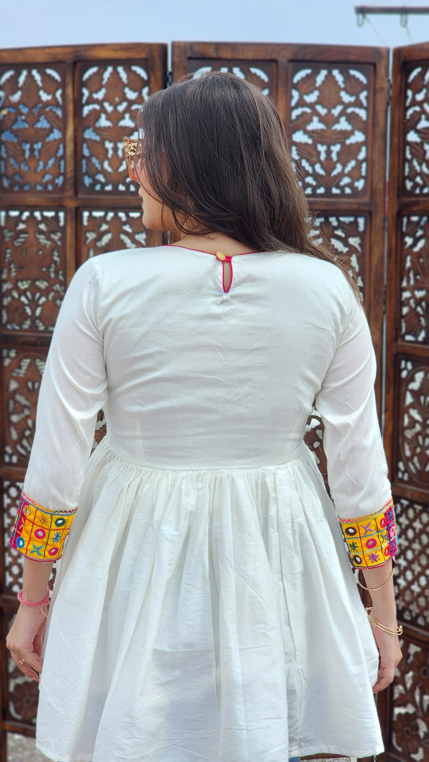 Phoolwari Flared Top