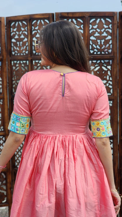 Kesar Gul Flared Top