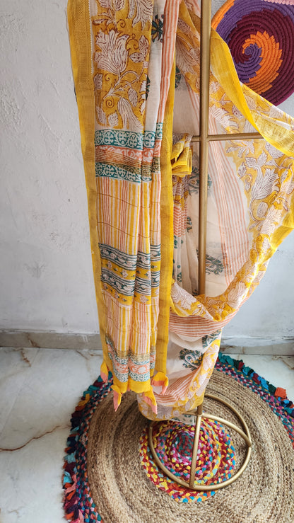 Mariyam Chanderi Cotton Silk Saree