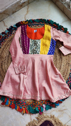Brocade Patchwork Flared Top