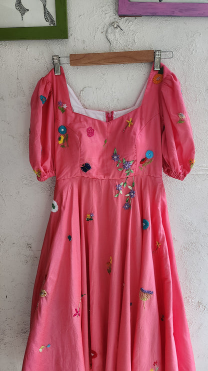 Spring Fable Dress -Pink
