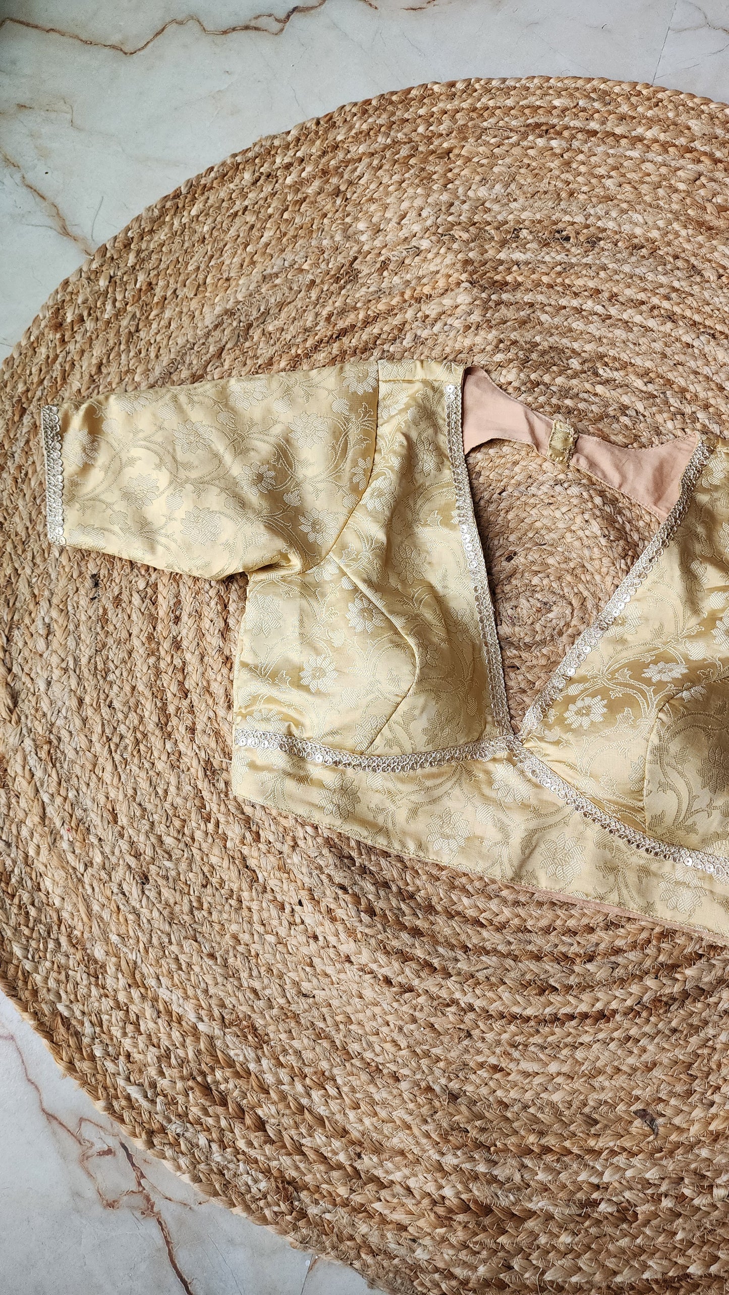 Gold Brocade Blouse