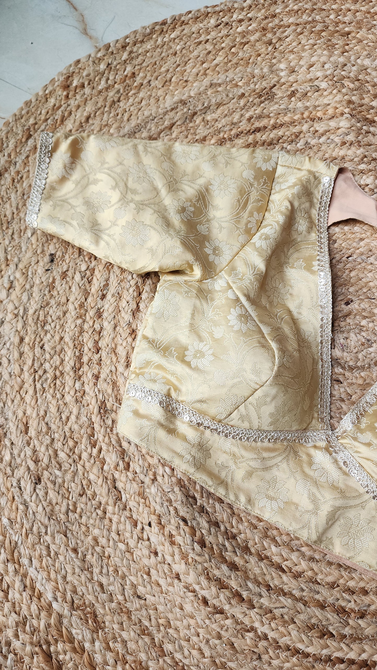 Gold Brocade Blouse