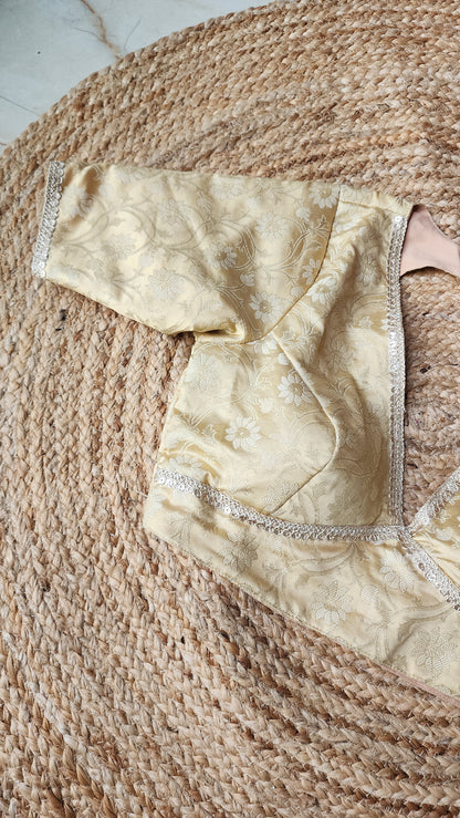 Gold Brocade Blouse