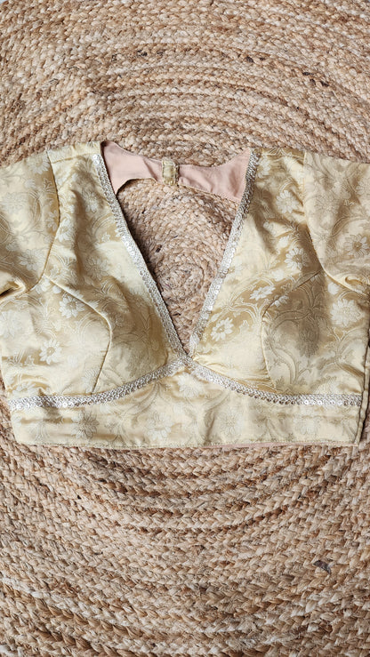 Gold Brocade Blouse