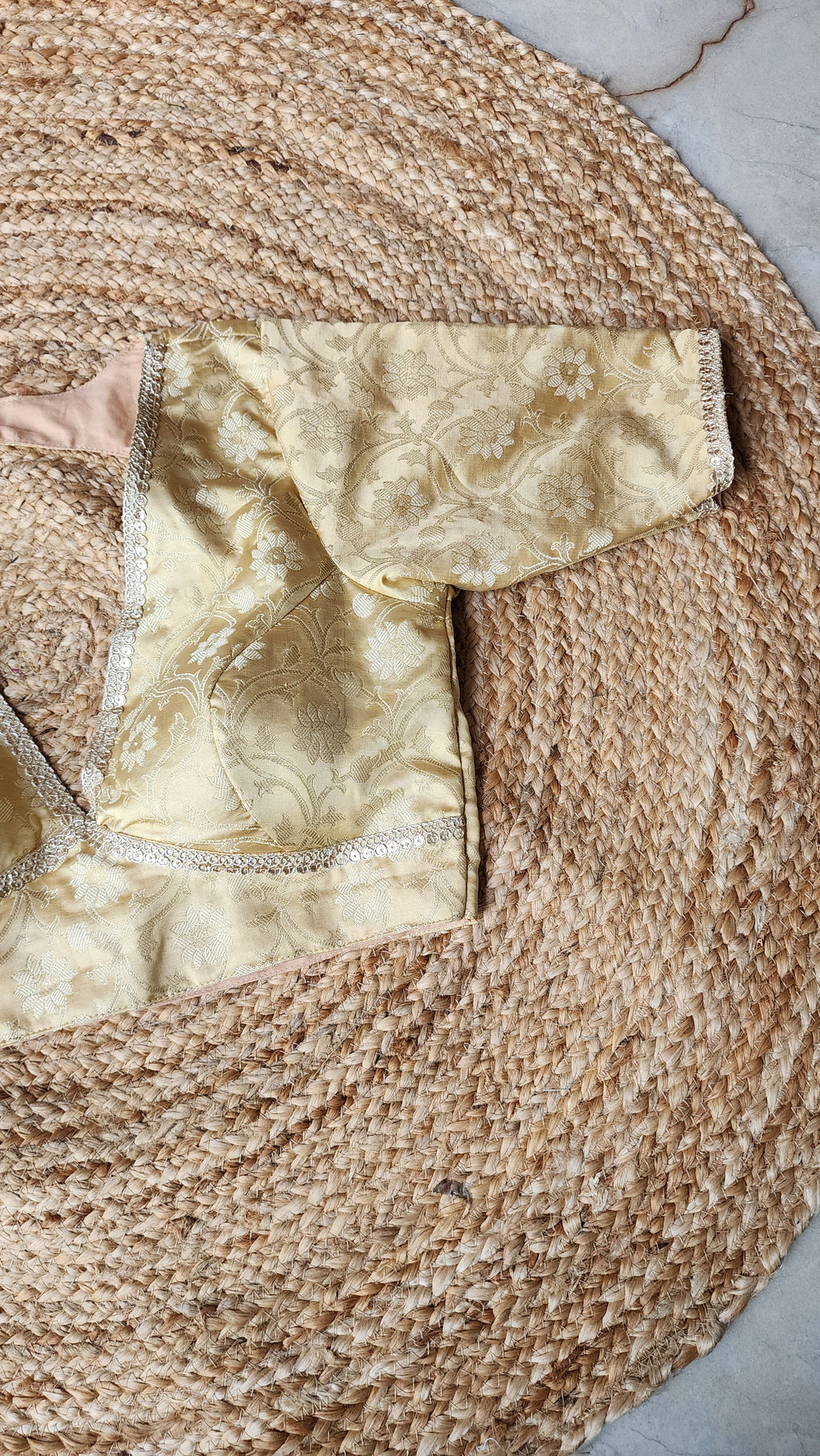 Gold Brocade Blouse