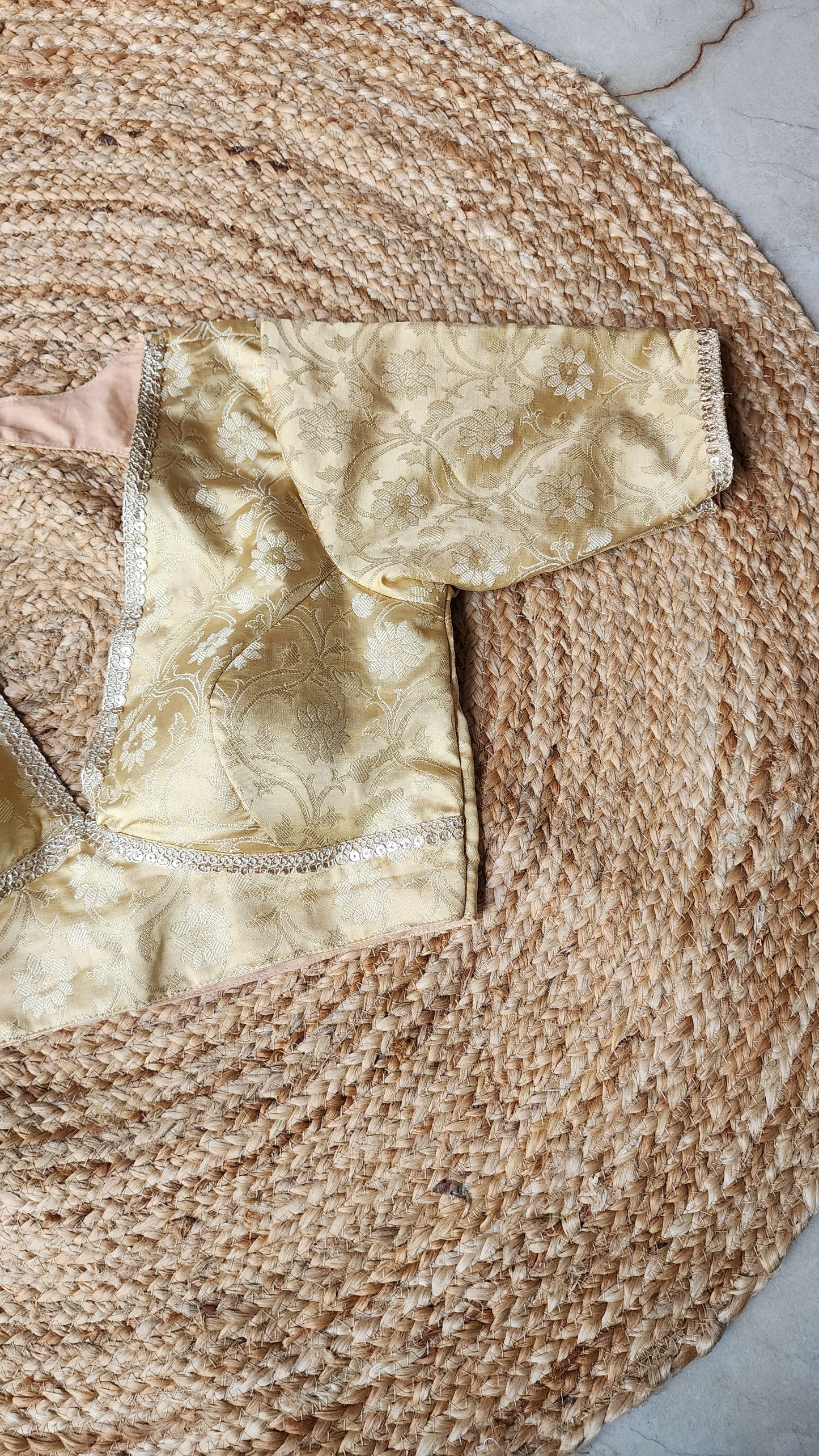 Gold Brocade Blouse