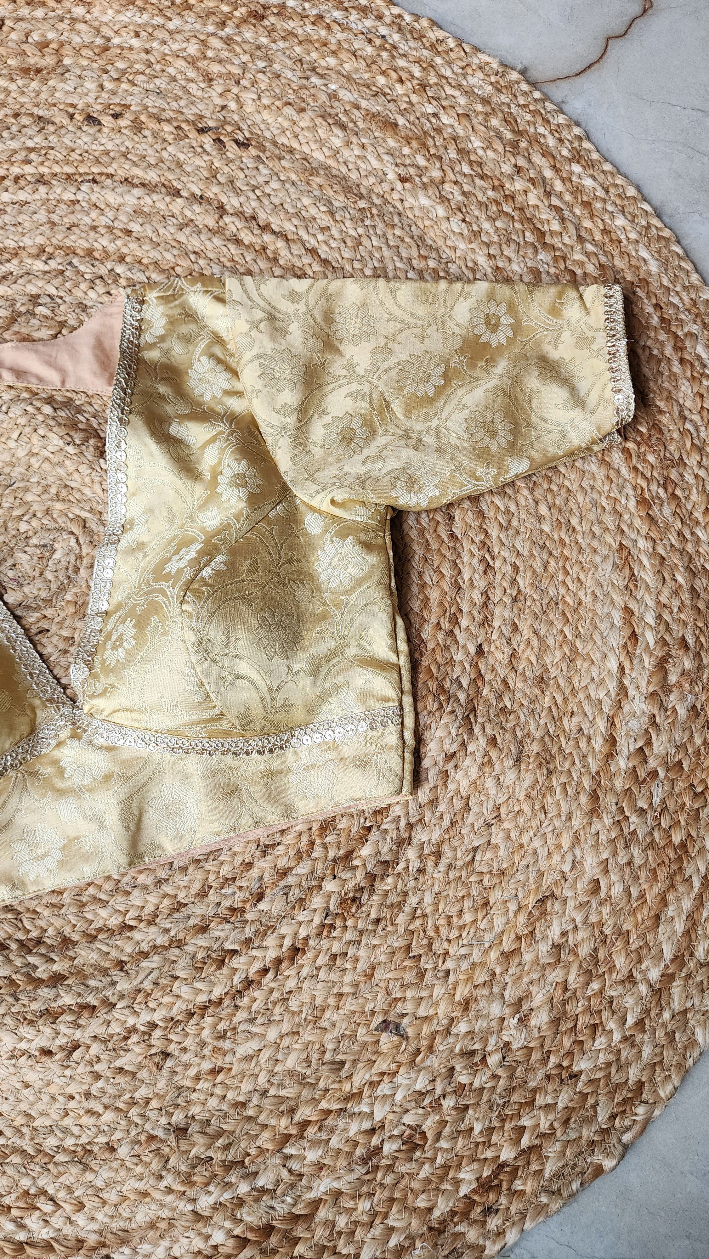 Gold Brocade Blouse