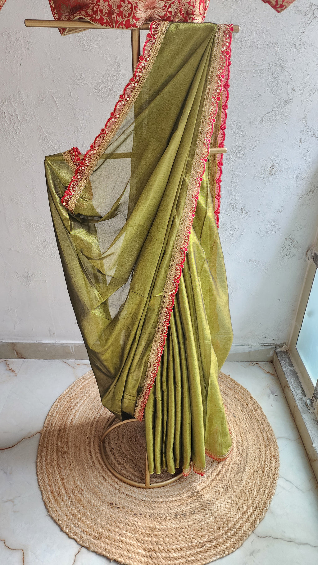 Panna Raga Saree