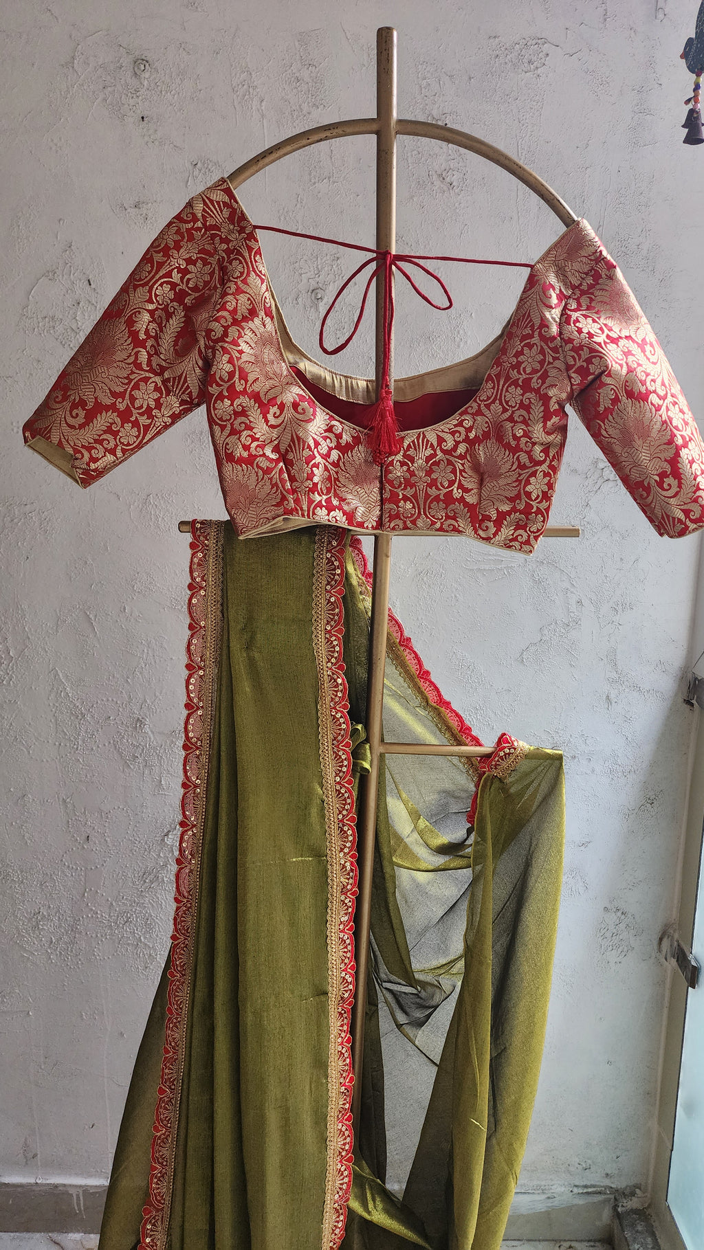 Panna Raga Saree
