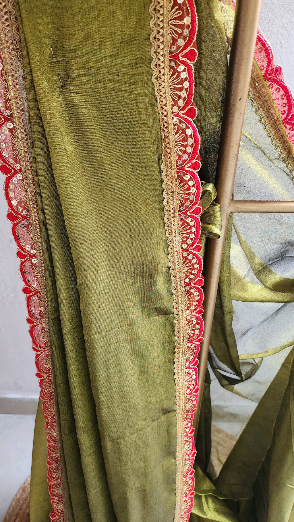 Panna Raga Saree