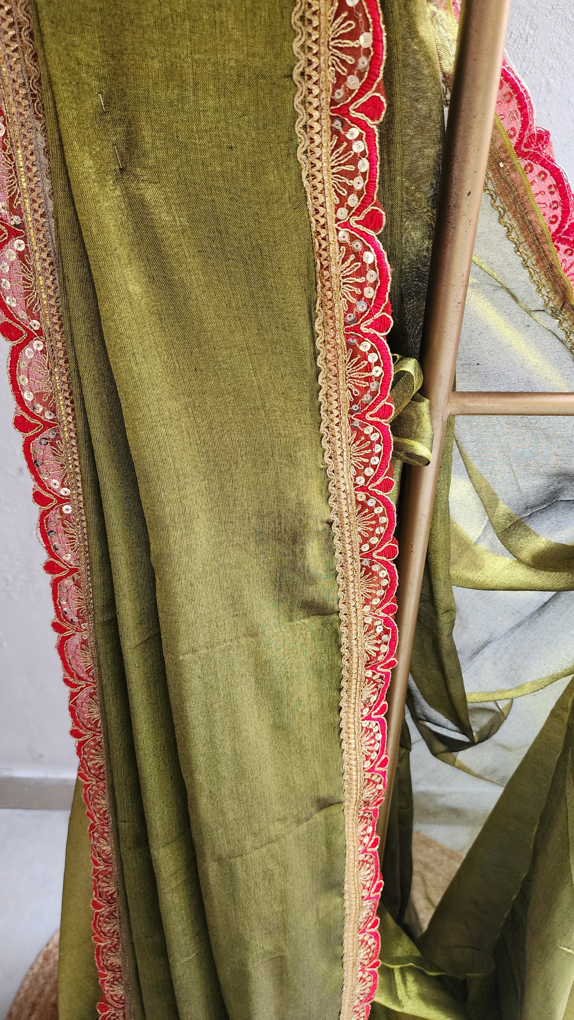 Panna Raga Saree
