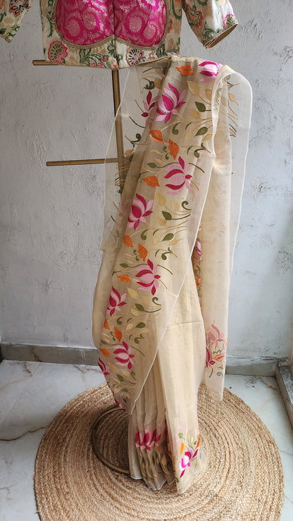 Safa Sheen Raga Saree