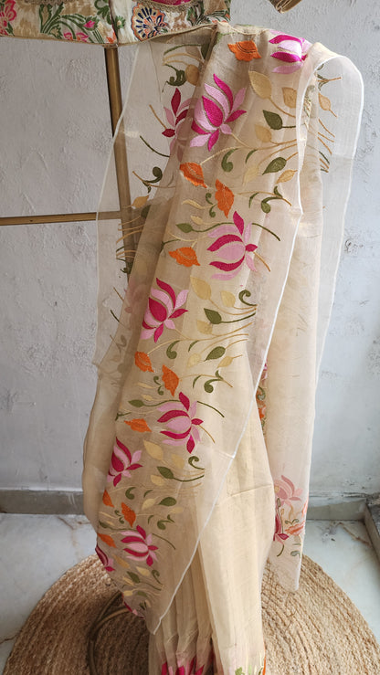 Safa Sheen Raga Saree