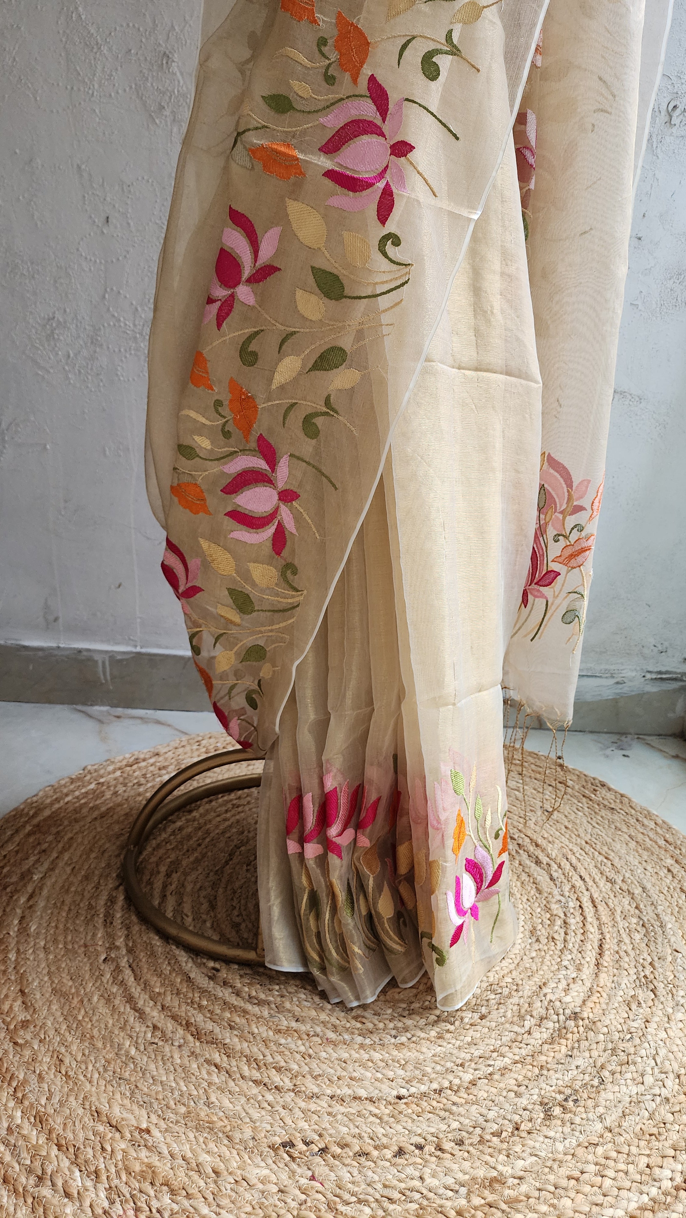 Safa Sheen Raga Saree