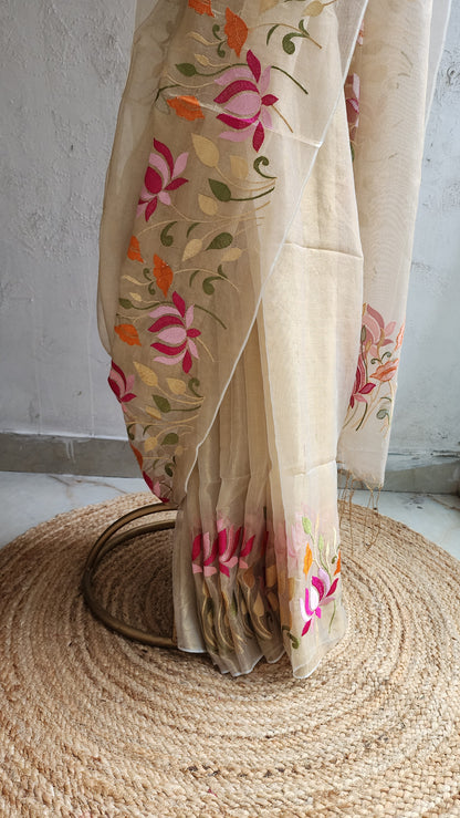 Safa Sheen Raga Saree